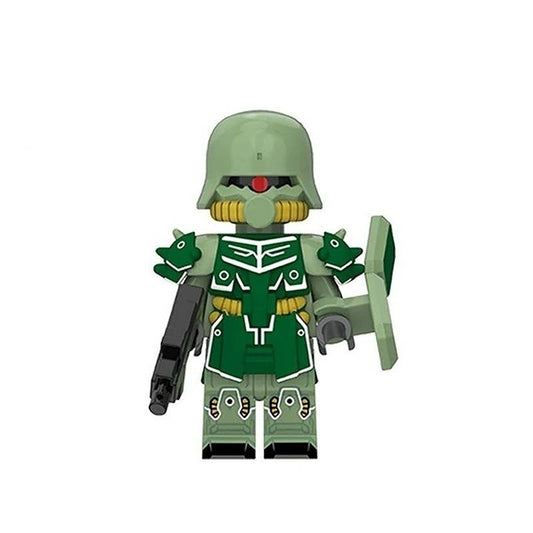 Zulu Fighting Mech / Grey & Gold / Minifigure / LEGO Compatible