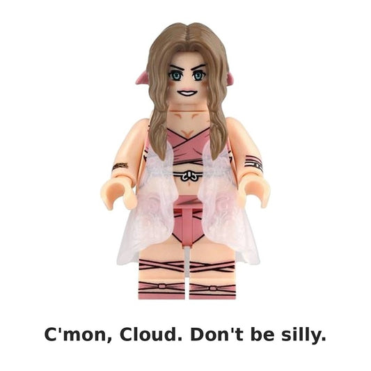 Aerith / Pink Robe / Final Fantasy / Minifigure / LEGO Compatible