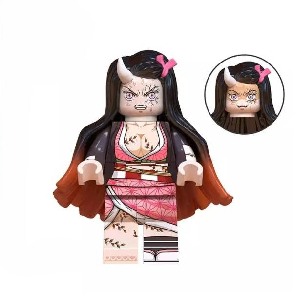 Nezuko (Horn) / Demon Slayer LEGO compatible minifigure