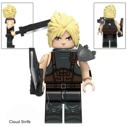 Cloud Strife / Final Fantasy VII / Video Game LEGO compatible minifigure