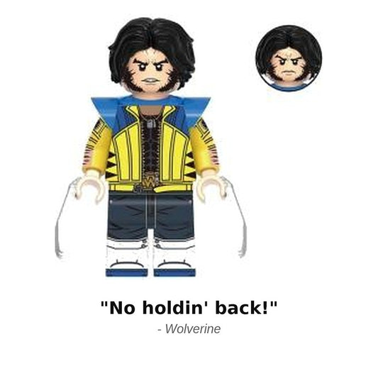 Wolverine Logan Marvel Rivals X-Men Minifigure / LEGO Compatible
