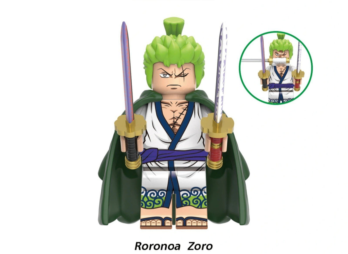 Zoro Roronoa / Wano / One Piece LEGO compatible minifigure