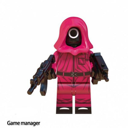 Squid Game Soldier Circle / Dual Uzis / Netflix / LEGO-Compatible Minifigure