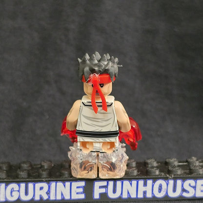 Ryu Street Fighter White Gi / Minifigure / LEGO Compatible