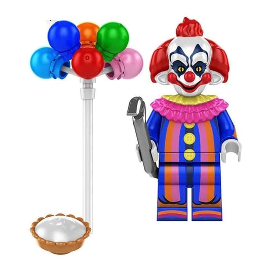 Killer Klown / Blue Stripes / Killer Klowns / Minifigure / LEGO Compatible