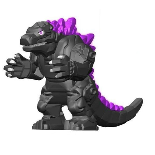 Black and Purple Godzilla / Big Fig / Minifigure / LEGO Compatible