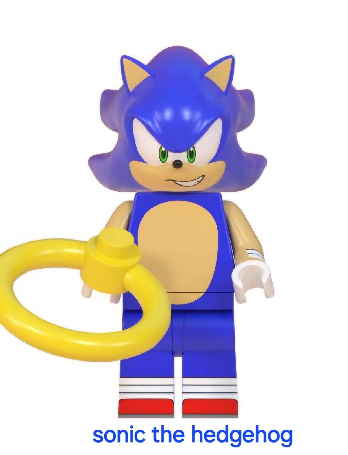 Sonic / Sonic the hedgehog LEGO compatible minifigure