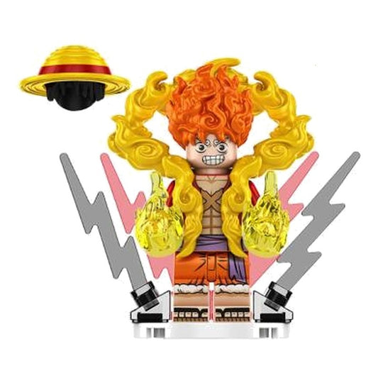 Luffy / Nika / Orange Gear 5 / One Piece / Minifigure / LEGO Compatible