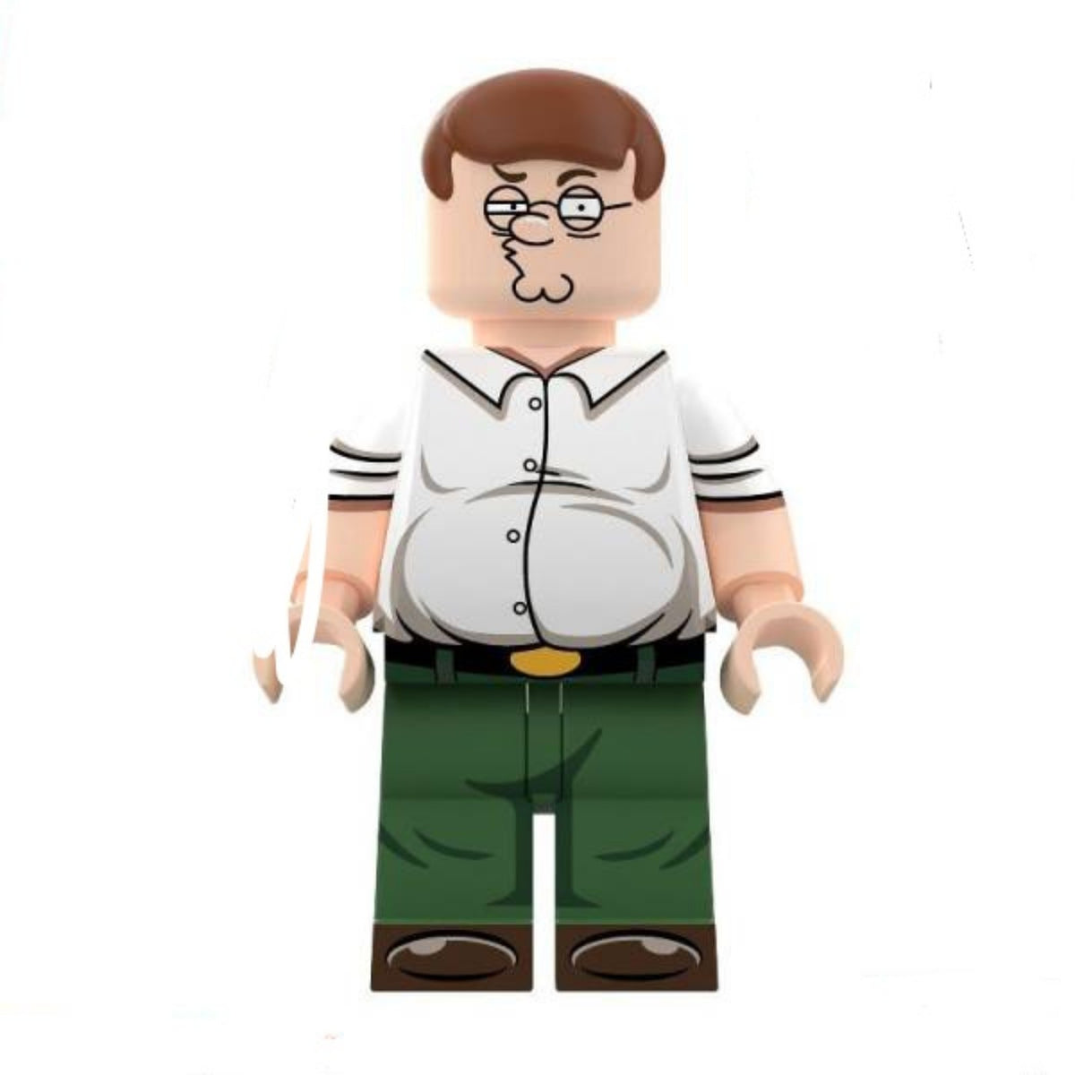 Hmm Peter Griffin / Family Guy / Cartoon / TV Show / LEGO-Compatible Minifigure