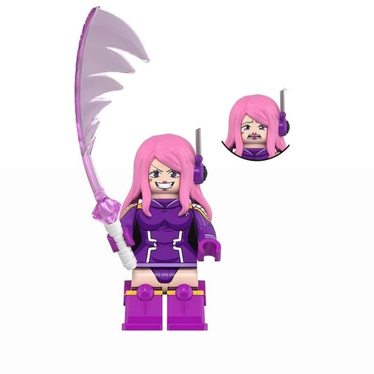 Jewelry Bonney / Purple Suit / Scythe / One Piece LEGO compatible minifigure