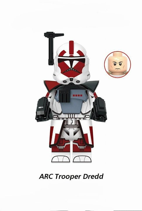 ARC Trooper Dredd / Clone Wars / Star Wars Minifigure / LEGO Compatible