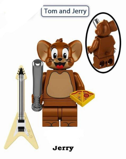 Tom, Jerry & Spike Bundle / Set of 3 Minifigures / LEGO Compatible