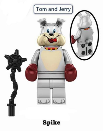 Tom, Jerry & Spike Bundle / Set of 3 Minifigures / LEGO Compatible