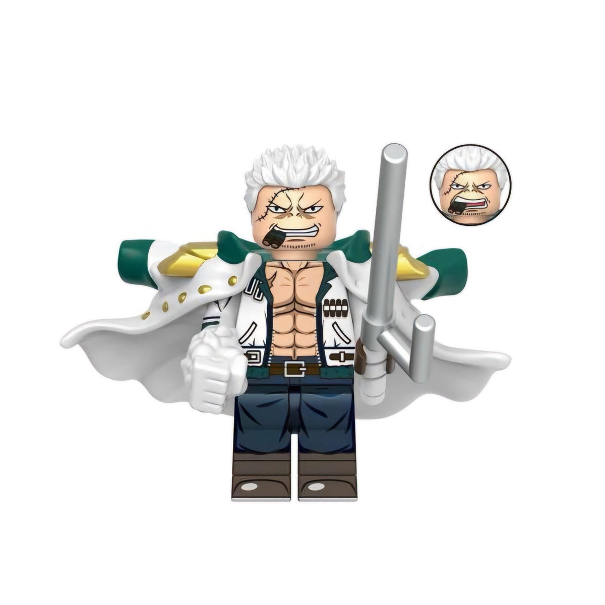 Smoker / One Piece / Anime ' LEGO compatible minifigure