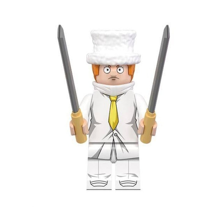 Kaku / White Suit / Two Swords / One Piece LEGO compatible minifigure