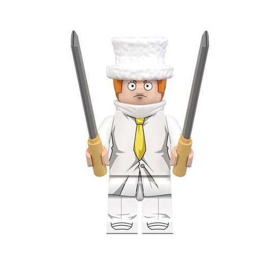 Kaku / White Suit / Two Swords / One Piece LEGO compatible minifigure