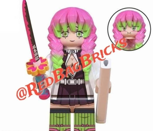 Mitsuri Kanroji / Demon Slayer LEGO compatible minifigure