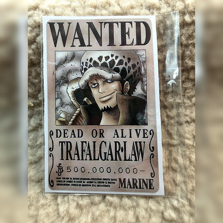 Wanted Poster Law Card Skin Sticker