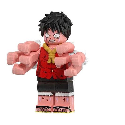 Luffy / Gear 2 / Gum Gum Gatling / One Piece / Minifigure / LEGO Compatible