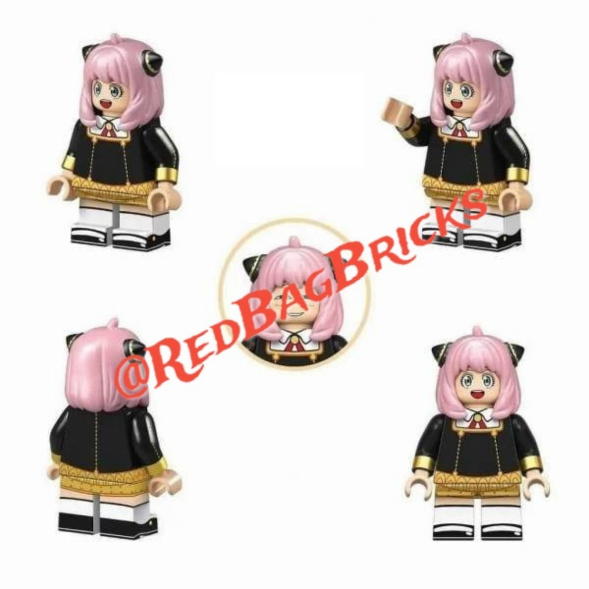 Anya Forger / School Uniform / Spy x Family LEGO compatible minifigure