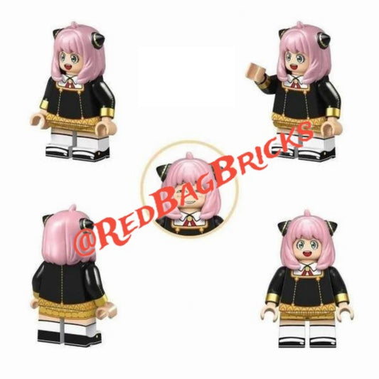 Anya Forger / School Uniform / Spy x Family / Minifigure / LEGO Compatible