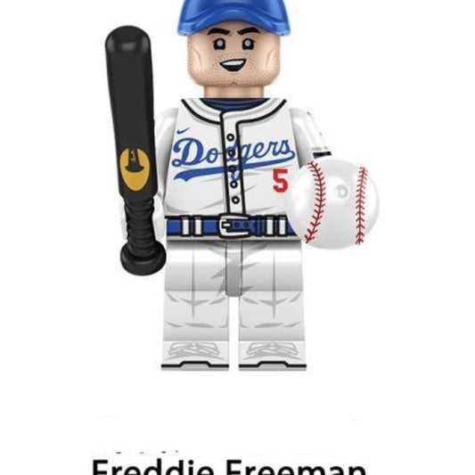 Freddie Freeman / Los Angeles Dodgers / MLB LEGO compatible minifigure