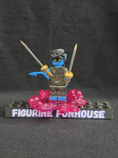 Nightcrawler / Swords / Teleport Effect / X-Men / Minifigure / LEGO Compatible