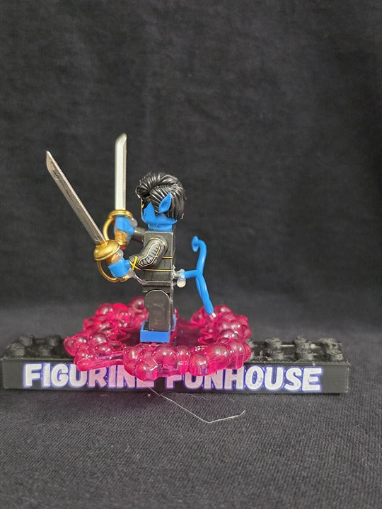 Nightcrawler / Swords / Teleport Effect / X-Men / Minifigure / LEGO Compatible
