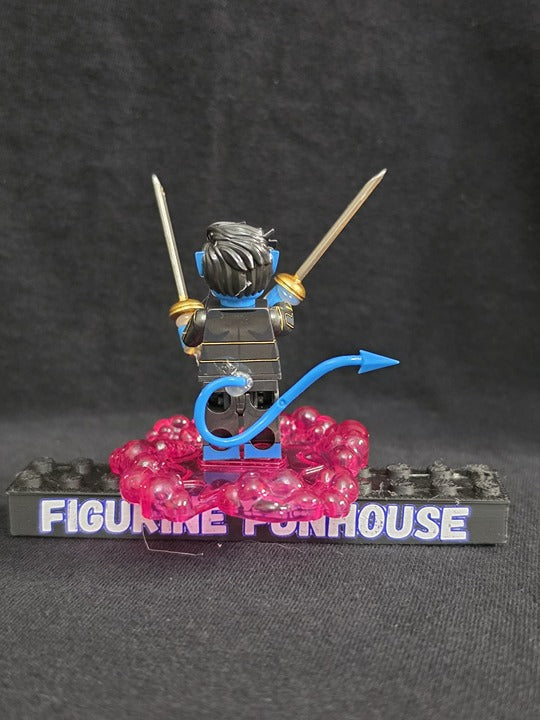 Nightcrawler / Swords / Teleport Effect / X-Men / Minifigure / LEGO Compatible