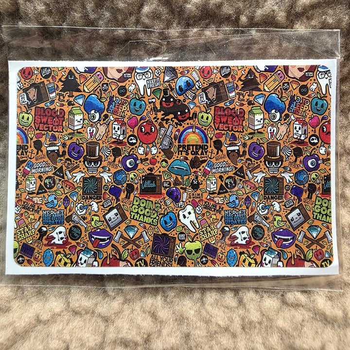 Sticker Bomb Credit Card Skin Sticker