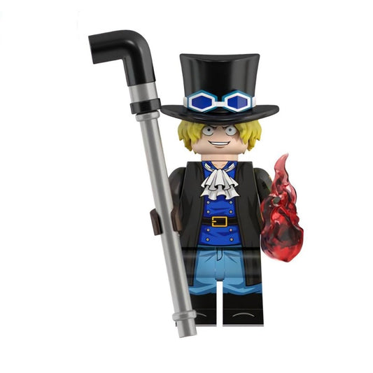 Sabo / Black Top Hat / Pipe / One Piece / Minifigure / LEGO Compatible