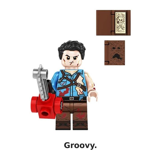 Ash Williams / Necronomicon / Evil Dead / Minifigure / LEGO Compatible