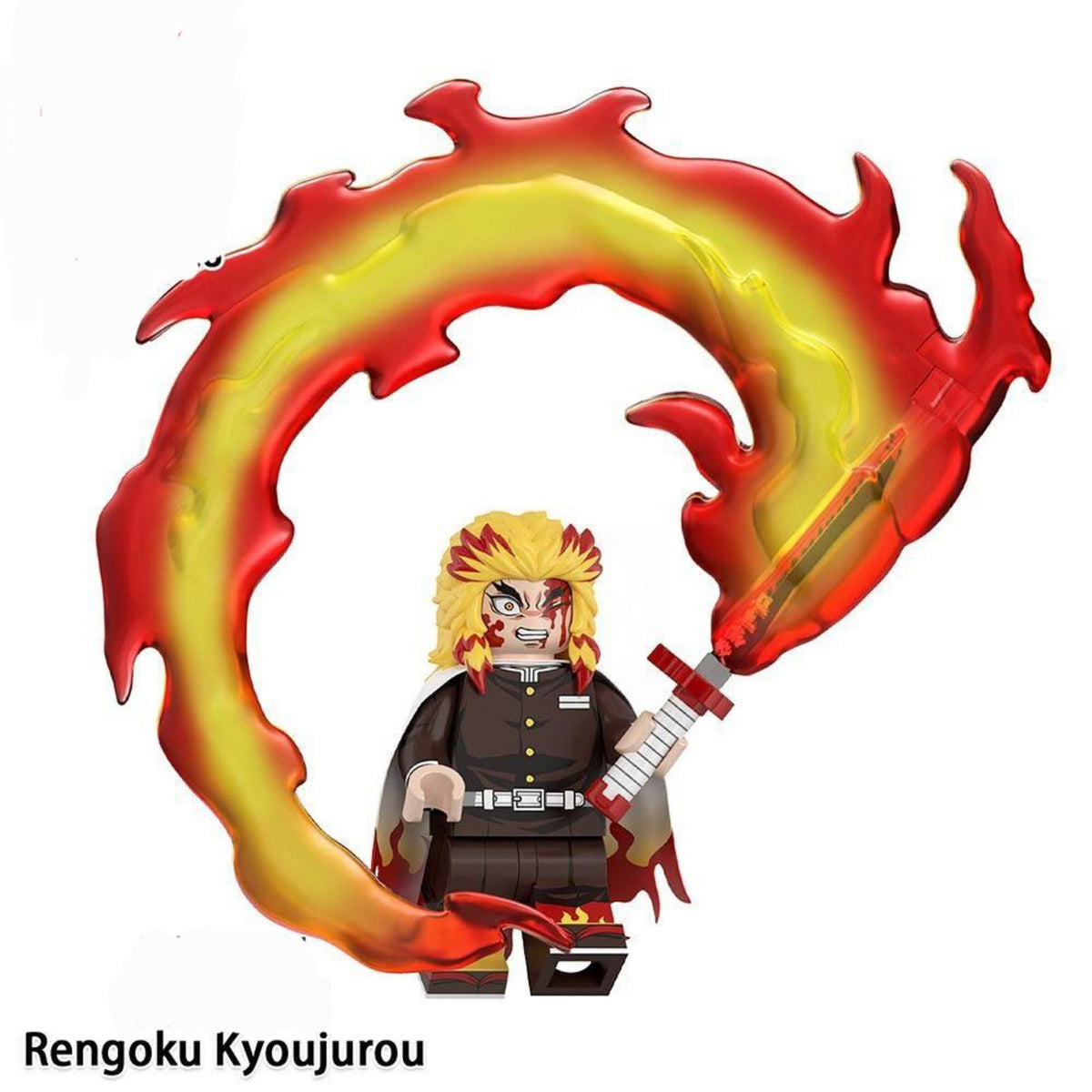 Kyojuro Rengoku & Effect / Demon Slayer LEGO compatible minifigure