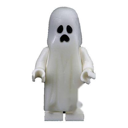 Sad Ghost / Glow in the Dark / Halloween / Minifigure / LEGO Compatible