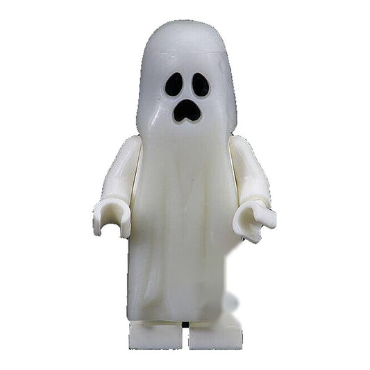Sad Ghost / Glow in the Dark / Halloween / Minifigure / LEGO Compatible