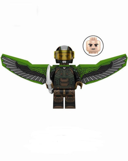 Falcon (Joaquín / Captain America / Marvel / Minifigure / LEGO Compatible