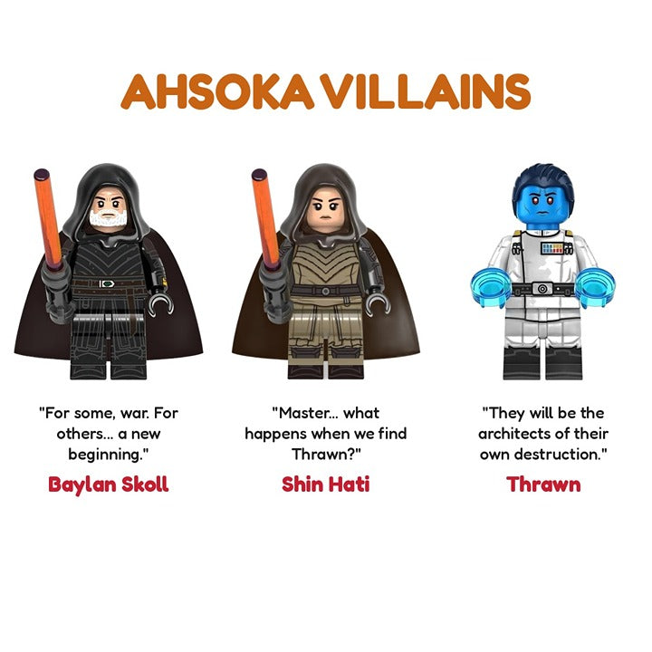 Star Wars Ahsoka Baylan Shin Hati Thrawn / Minifigure / LEGO Compatible