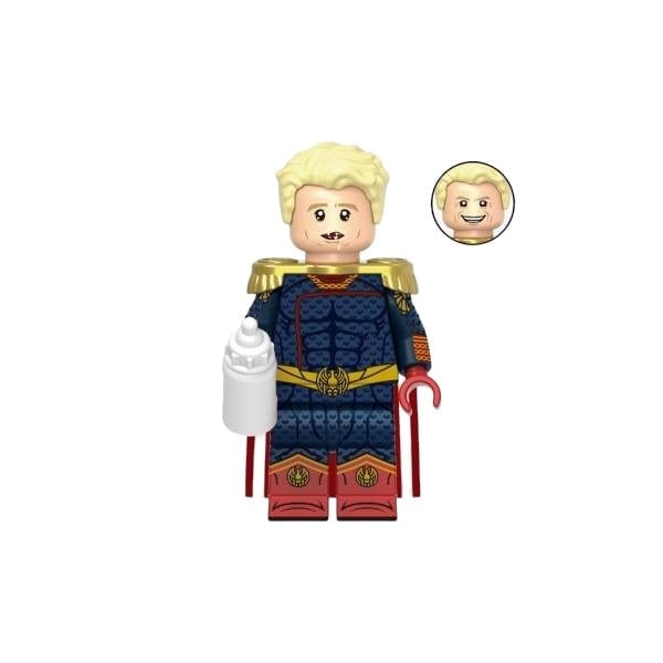 Homelander & Milk Bottle / The Boys LEGO compatible minifigure