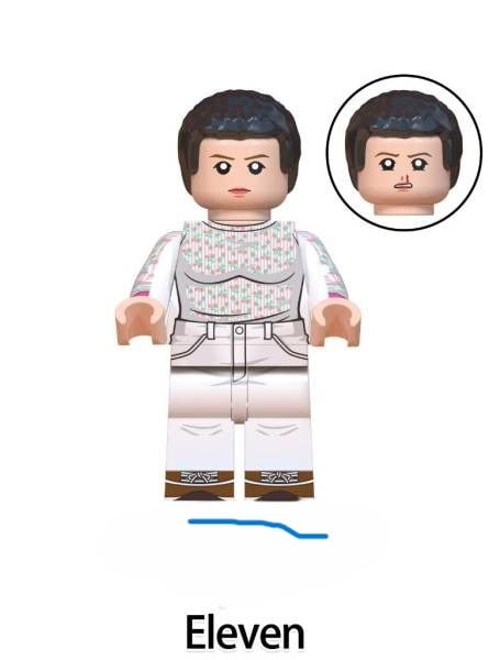 Eleven / Stranger Things / Minifigure / LEGO Compatible