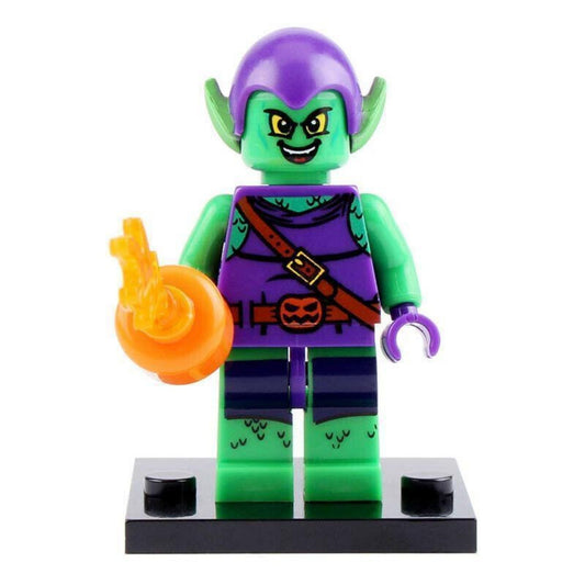 Comic Book Green Goblin / Marvel / Minifigure / LEGO Compatible

Descript