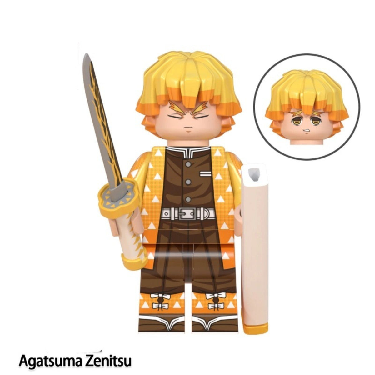 Zenitsu Agatsuma / Demon Slayer LEGO compatible minifigure