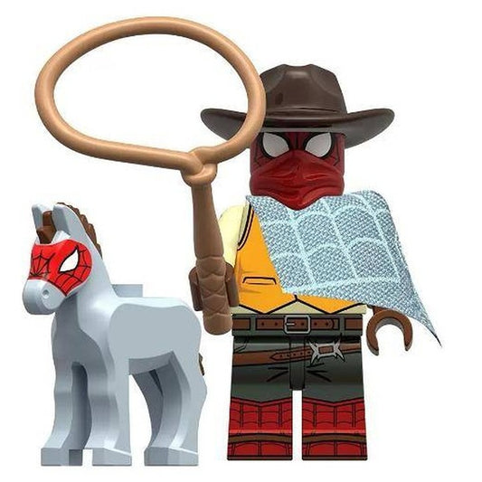 Cowboy Spider-Man Spider-Verse Variant / Minifigure / LEGO Compatible