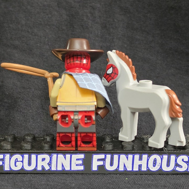 Cowboy Spider-Man Spider-Verse Variant / Minifigure / LEGO Compatible