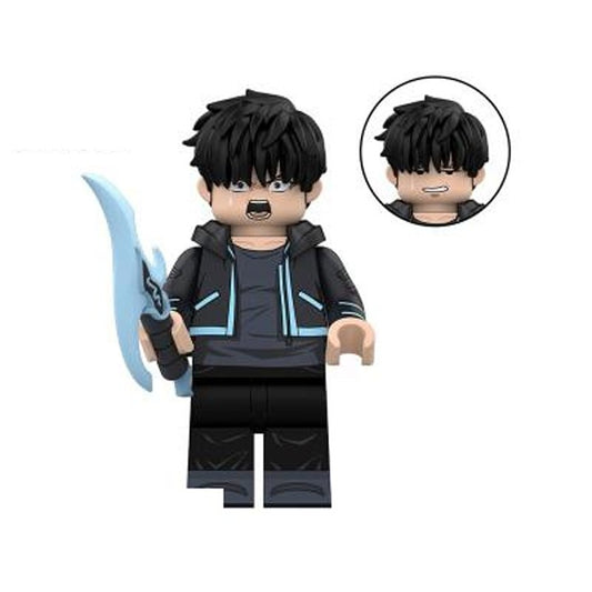 Sung Jinwoo / Black Hoodie / Solo Leveling / Minifigure / LEGO Compatible