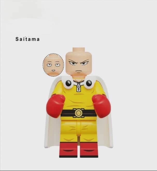 Saitama / One Punch Man LEGO compatible minifigure