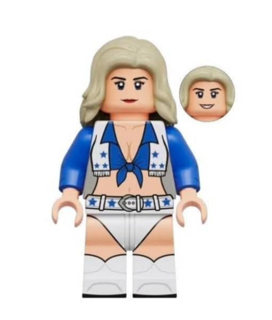 Dallas Cowboys Cheerleader / NFL / Minifigure / LEGO Compatible