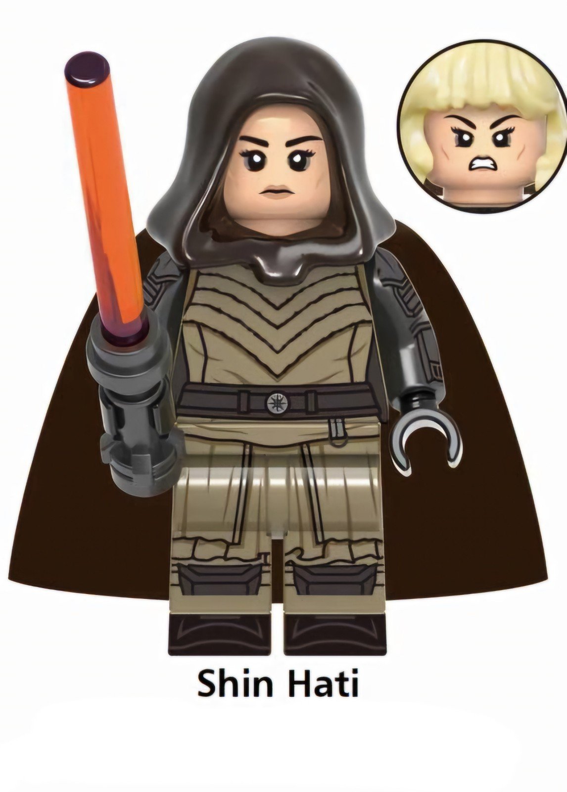 Shin Hati / Lightsaber / Ahsoka / Star Wars LEGO compatible minifigure