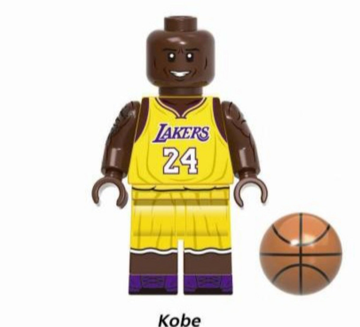 Kobe Bryant / #24 / Lakers / NBA LEGO compatible minifigure