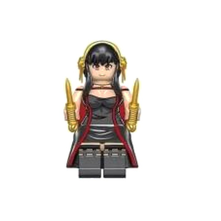 Spy x Family 4 Pc Set Loid Yor Anya Franky / Minifigure / LEGO Compatible