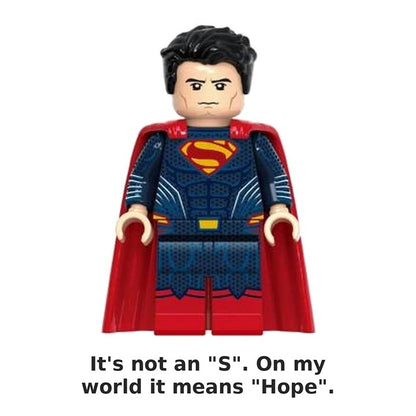 Superman / Man of Steel / DC Movie / Minifigure / LEGO Compatible